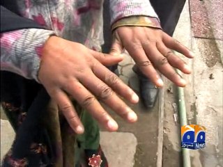 Lahore Maid Tortured recovered by Child Protection Bureau Geo News Report-28 Jan 2015