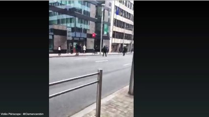 Explosion au métro Maelbeek de Bruxelles : évacuation Rue de la Loi