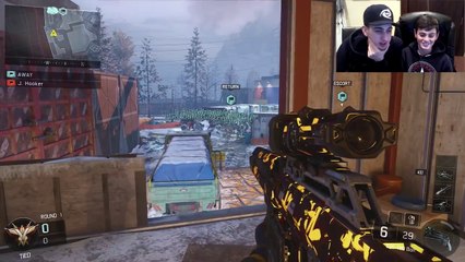 TEACHING MY COUSIN HOW TO TRICKSHOT!(BO3)