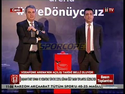 İşte Vodafone Arena'nın açılış tarihi