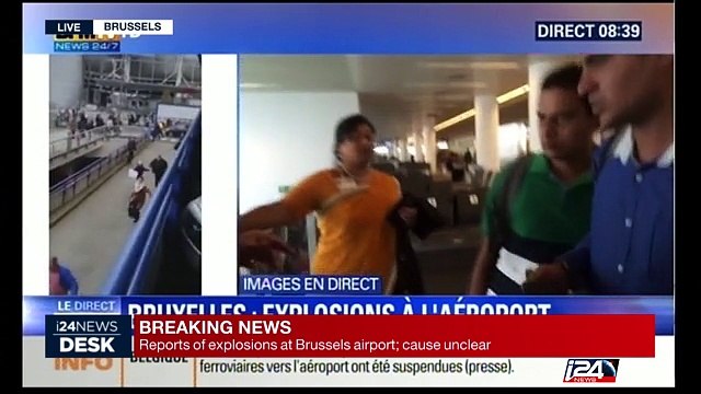 Explosions at Brussels Airport and metro station Maalbeek, several dead and wounded