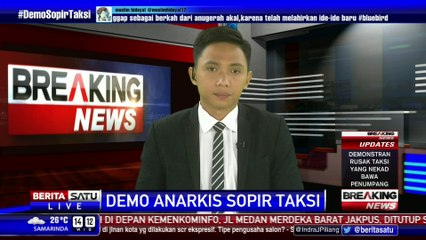 Para Sopir Taksi Hadang Mobil Wapres di Jalan Tol