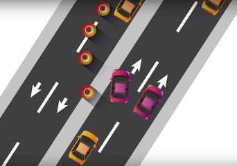 La DGT nos enseña a utilizar el carril adicional