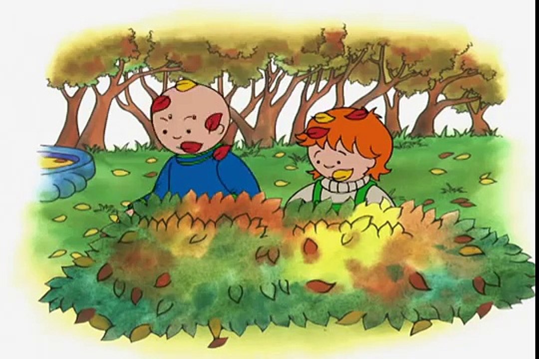 Caillou FRANÇAIS - Caillou râtelle les feuilles  (S01E30)