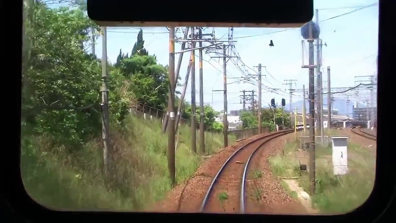 【デッドセクション】山陽本線　門司-下関間　415系前面展望(交直セクション通過・HD版)