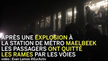 Vidéo : évacuation du métro de Bruxelles par les voies