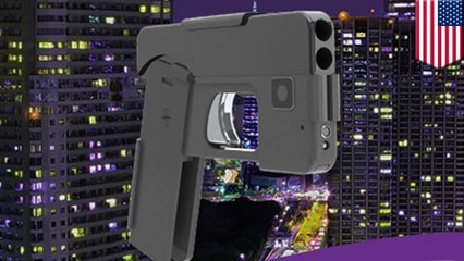 Gun that folds up to look like a smartphone can fire two rounds