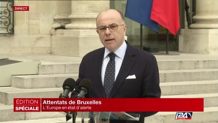 Déclaration du Ministre de l'Intérieur Français, Bernard Cazeneuve