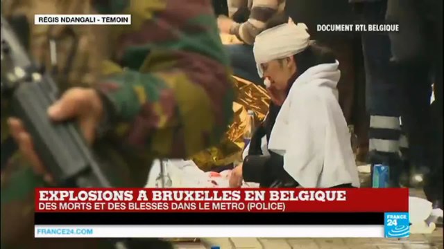 Attentats à Bruxelles : un témoin raconte l'explosion dans la station de métro de Maelbeek