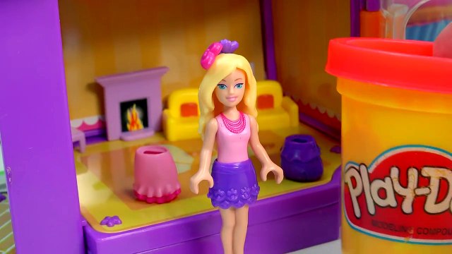 Barbie Ken Valentines Day Dinner Playdoh Dress Dressup Playing Fun Mega Bloks Playset Mini