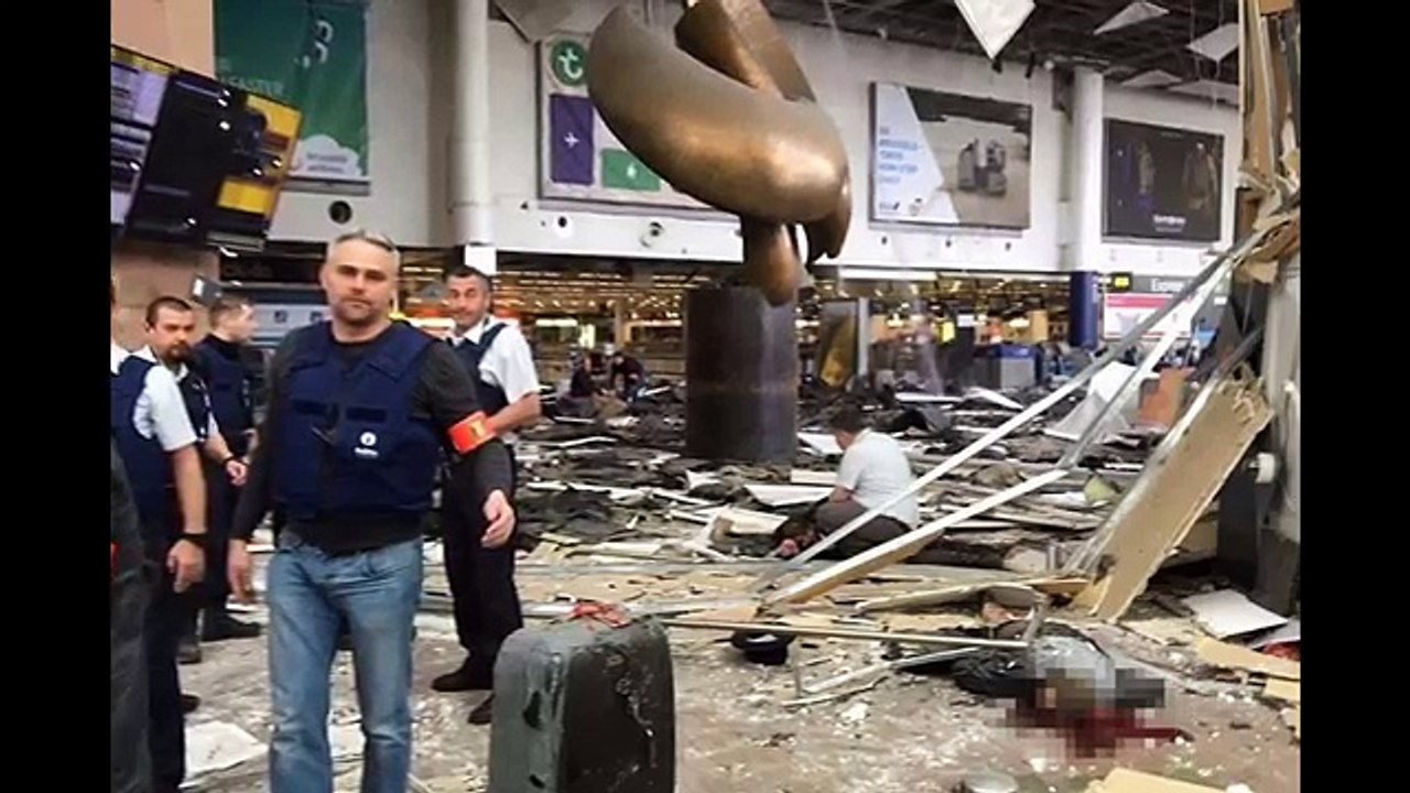 Brussels Airport & Metro suicide terrorist attack |23 killed and 35 injured !! (FULL HD)