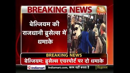 Indian Media Reporting Brussels Airport In Belgium