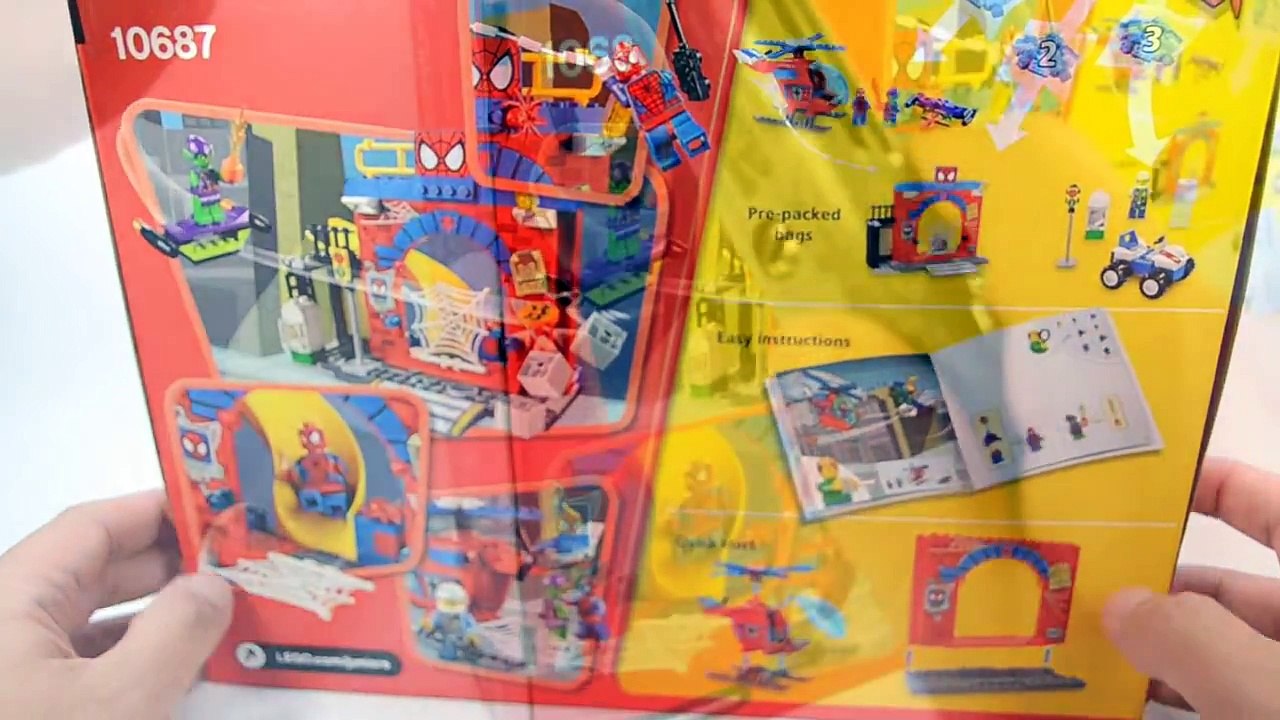 LEGO Juniors Spider-Man Hideout 10687 Marvel Superheroes Review w/ Green Goblin
