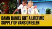 Damn Daniel Got A Lifetime Supply of Vans on Ellen