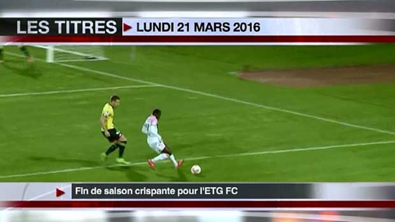 JT du lundi 21 mars 2016
