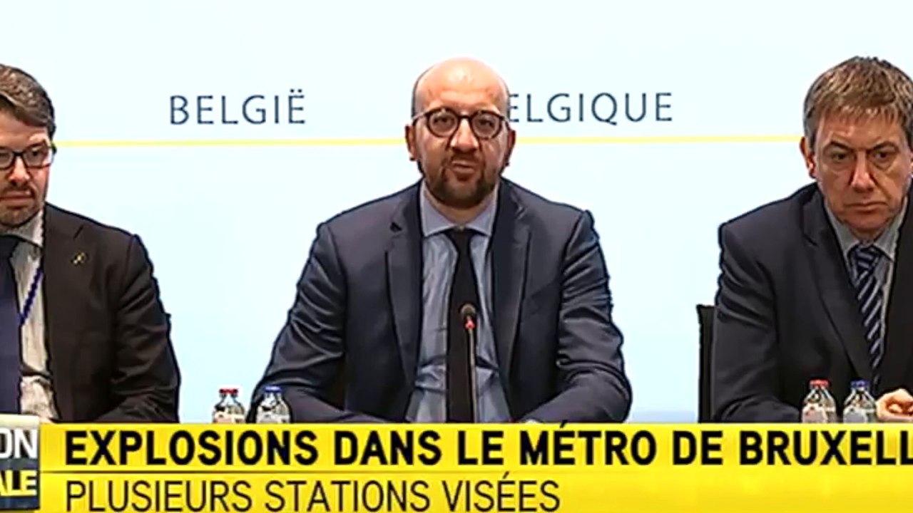 Charles Michel, Premier ministre belge : "Moment de tragédie, moment noir" pour la Belgique