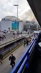 The first videos at Brussels Airport and Maelbeek