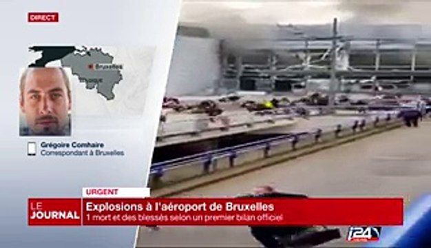 Explosions at Brussels Airport 34 dead and wounded in a first official toll