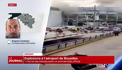 Explosions at Brussels Airport 34 dead and wounded in a first official toll