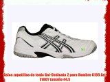 Asics zapatillas de tenis Gel-Dedicate 2 para Hombre 0199 Art. E106Y tamaño 44.5