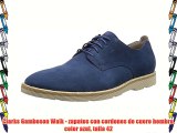 Clarks Gambeson Walk - zapatos con cordones de cuero hombre color azul talla 42