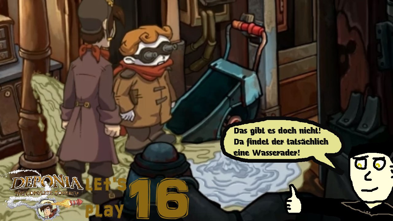 Deponia: The Complete Journey Let's Play 16: Wenzels Wasserader