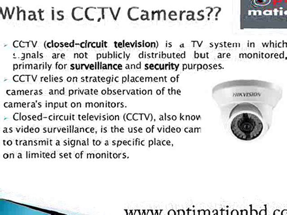 CCTV Camera in Bangladesh - CCTV Security system, IP camera , Access control , Time attendance.