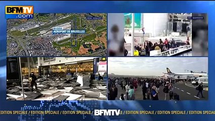 Explosions à l’aéroport de Bruxelles- les passagers évacués sur le tarmac