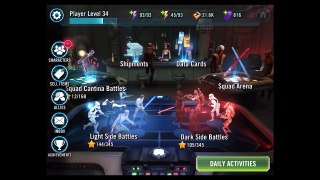 ★ Star Wars Galaxy of Heroes | SIM CARDS & How to upgrade your characters faster | iOS, An