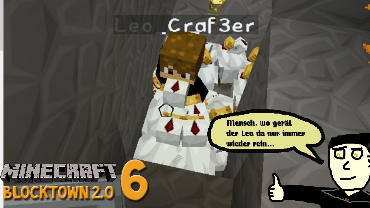 Minecraft Blocktown 2.0 6: Leo wird von Hühnern aufgefressen!