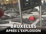 Attentats à Bruxelles : images amateurs de l'aéroport