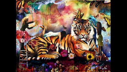 İnsanla doğayı iç içe resmeden sanatçı