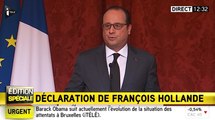 Hollande : «​La France et la Belgique sont liées par l'horreur que nous venons encore une fois de partager»