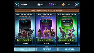 ★ Star Wars Galaxy of Heroes | SHARDS & How to unlock and promote characters | iOS, Androi