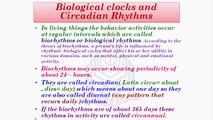 Biological Clocks and Circadian Rhythms