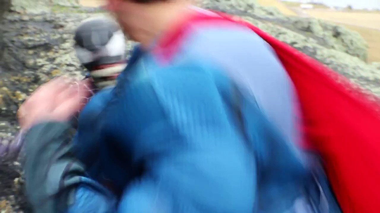 Black Spiderman vs Superman vs Venom - In Real Life - New Superhero action Movie! 2016
