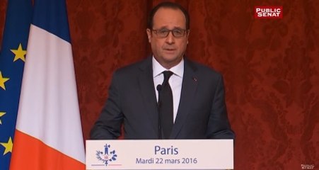 François Hollande : «  La France et la Belgique sont liées par l’horreur »