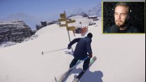 PEWDIEPIE-SKATE 4 SKIING