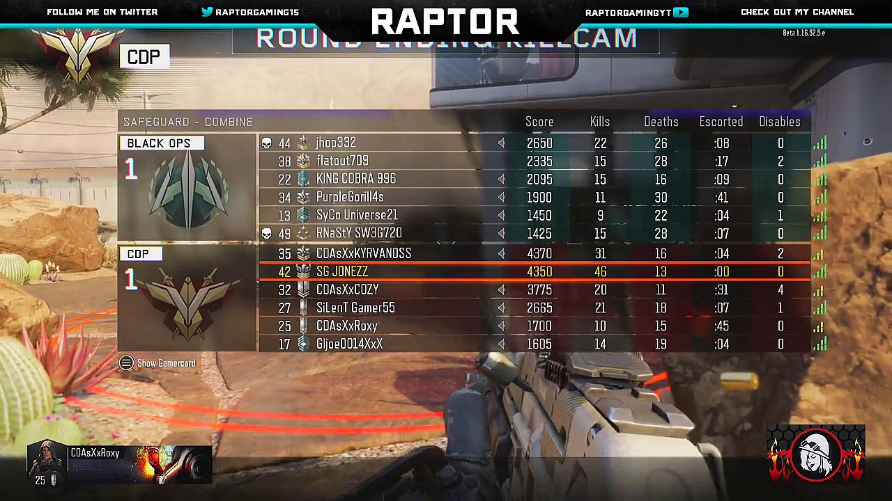120 KILLS w/ KUDA Black Ops 3 Live Comm w/ Raptor! (CRAZY 100 GAMEPLAY)