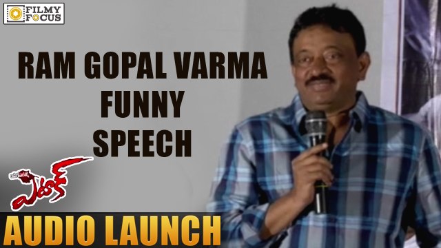 Ram Gopal Varma Funny Speech at Attack Audio Launch - Filmyfocus.com