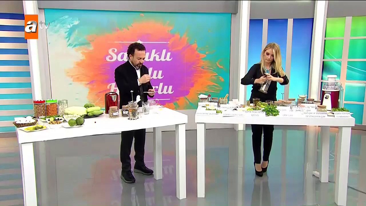 Ödem giderici çay tarifi! Sağlıklı Mutlu Huzurlu 59. bölüm - atv