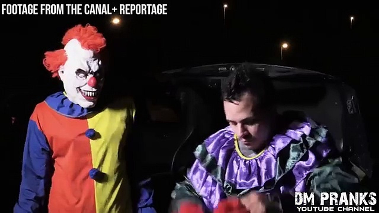 Clown Gets Shot Prank on TV Reporter