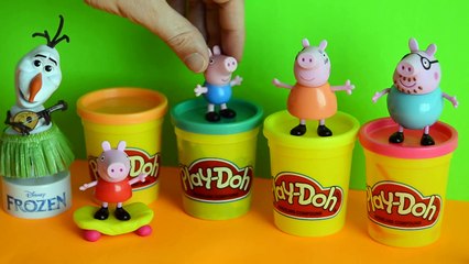 Play-doh Peppa pig Portugues massinha de modelar George e familia peppa pig kit praia