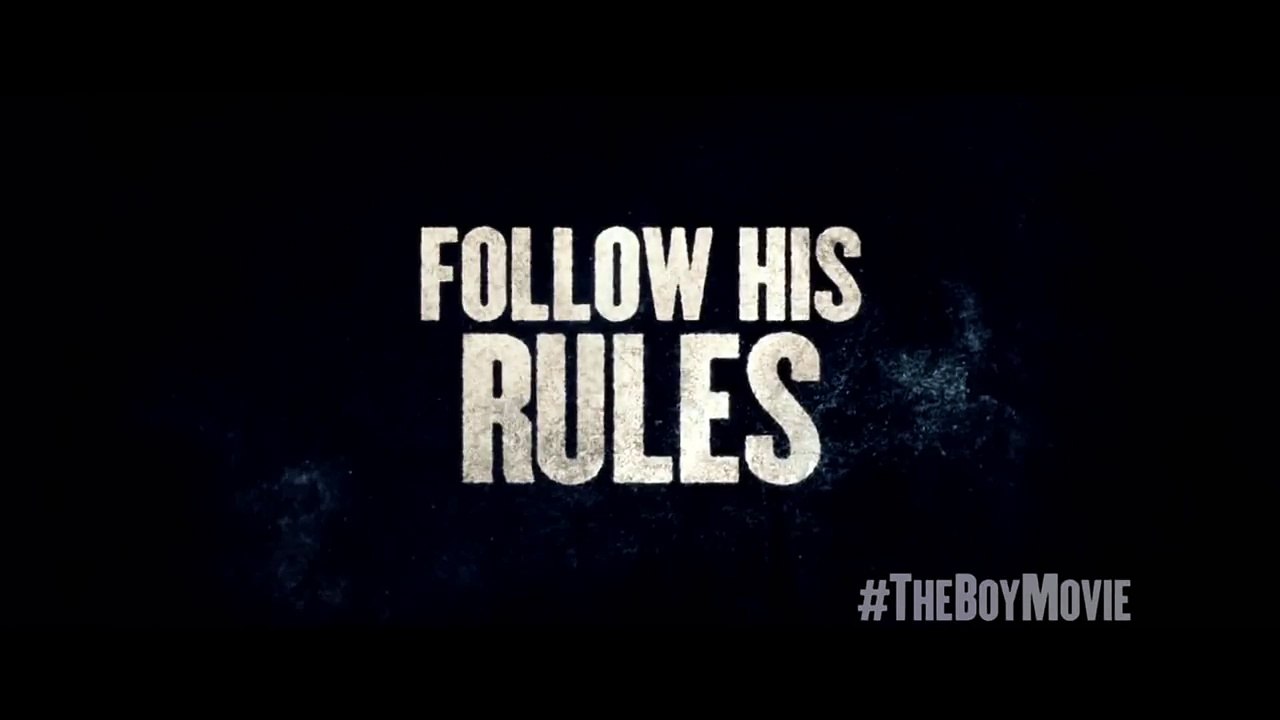The Boy TV SPOT - Rule #3: Kiss Him Goodnight (2016) - Diana Hardcastle Horror Movie HD