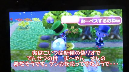 【とび森】　新種の偽リオに村を荒らされた・・・