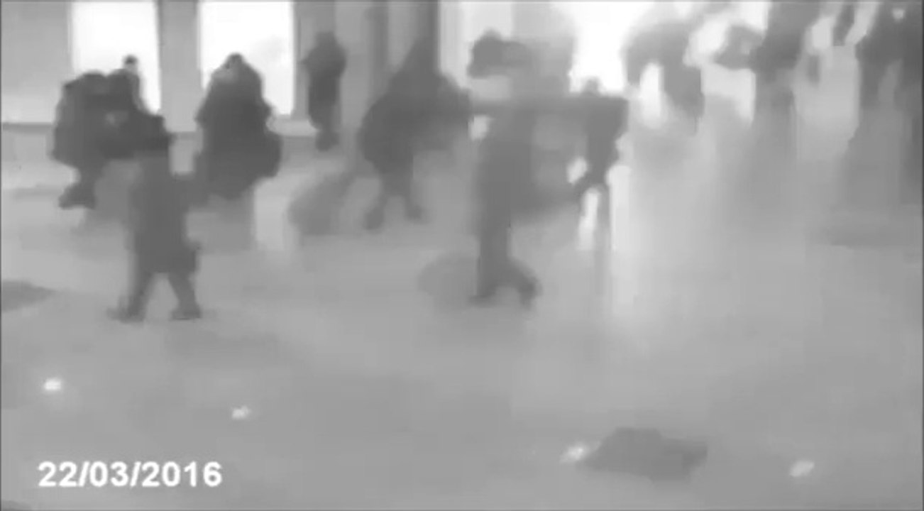 Attentats à Bruxelles : Moment de l'explosion de Bruxelle