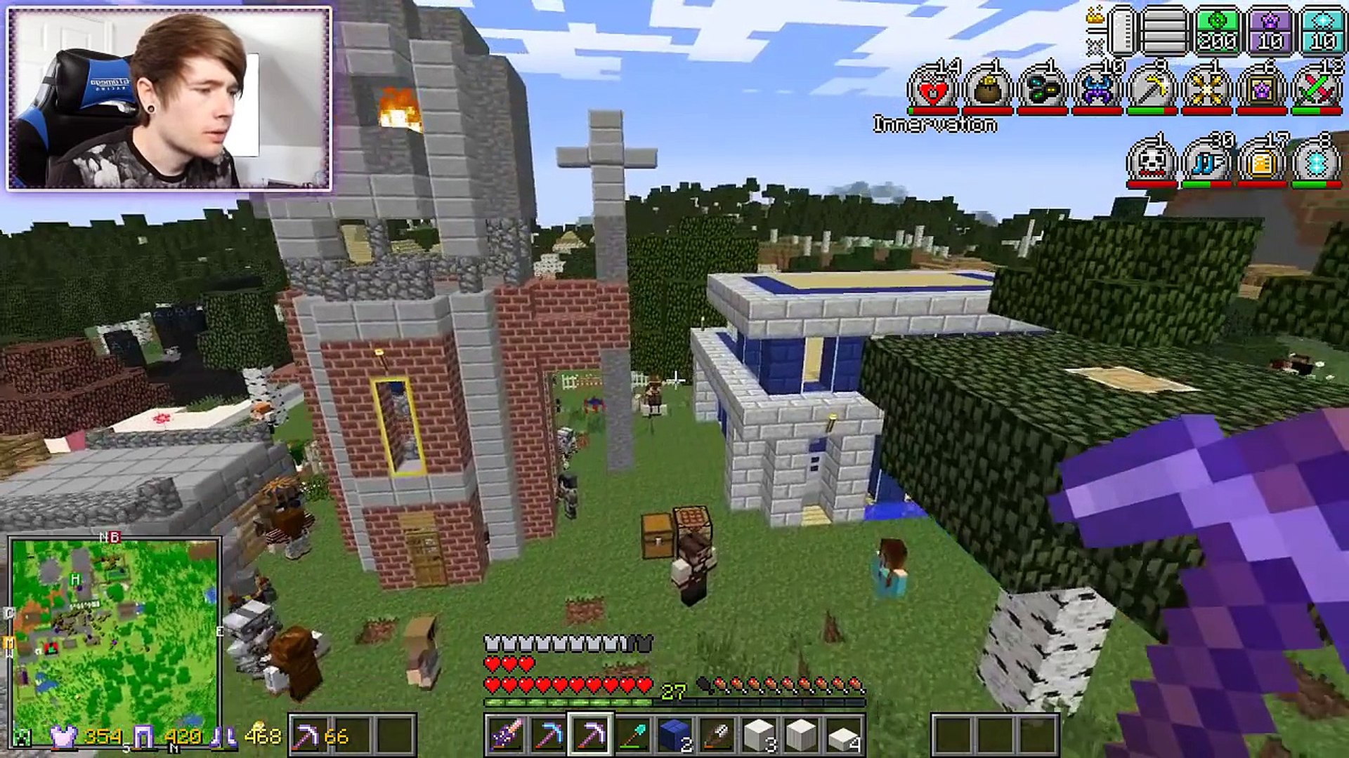 Minecraft Tobys Modern House Diamond Dimensions Modded Survival 240 Video Dailymotion