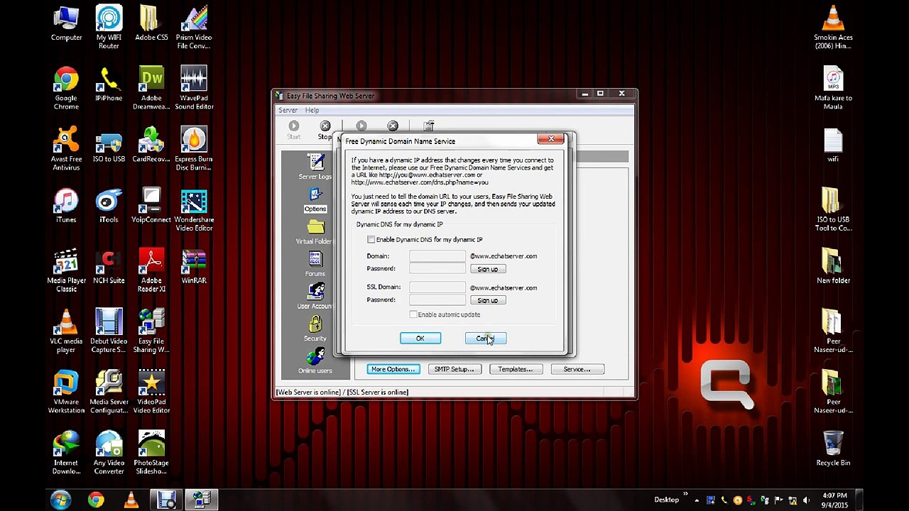 File Sharing Web Server in urdu hindi