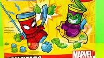 Play Doh Can-Heads SpiderMan vs. Green Goblin Marvel Superheroes Playdough Heads