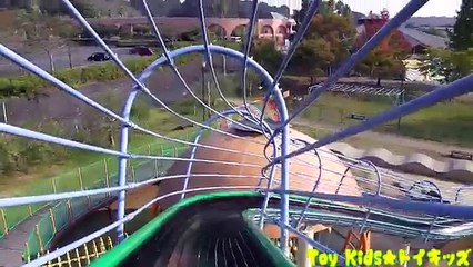 ぽぽちゃん おもちゃアニメ 公園 滑り台とお馬さん❤お出かけ Toy Kids トイキッズ animation anpanman Baby Doll Popochan